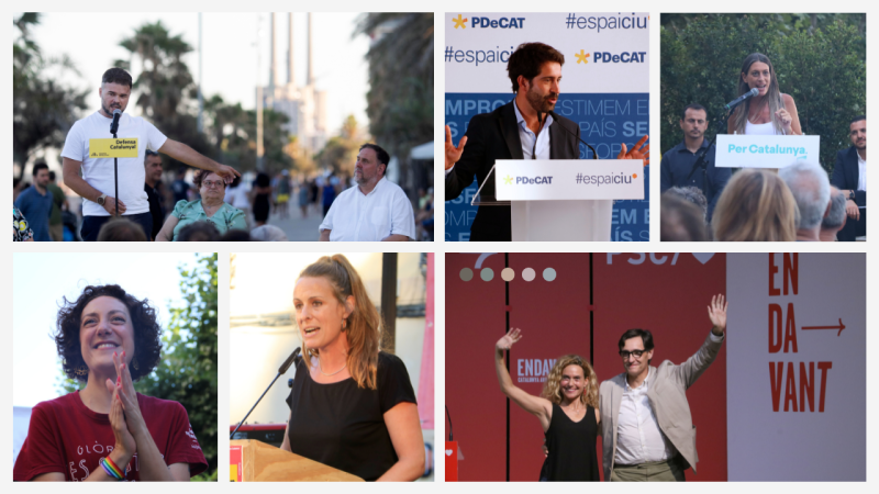 El partits apugen el to en l'equador de la campanya l'endem� del debat a RTVE