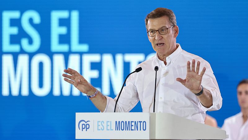 Feijóo carga contra Sánchez por querer gobernar si pierde: "Esto es perturbar la democracia"