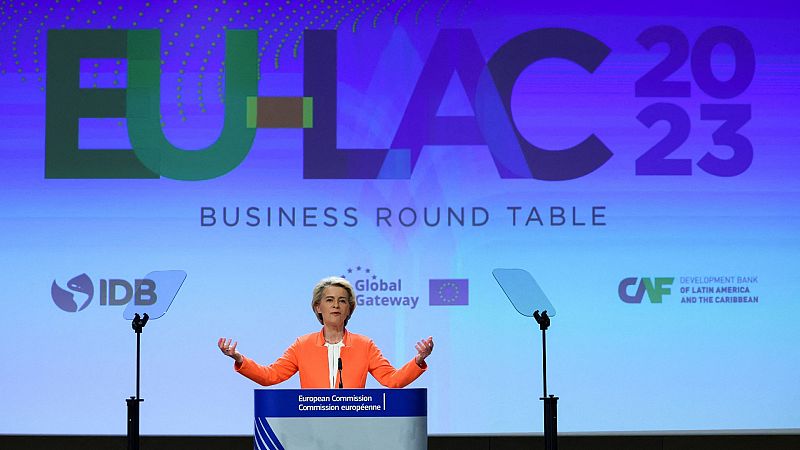 Von der Leyen anuncia que la UE invertirá 45.000 millones de euros en América Latina y el Caribe