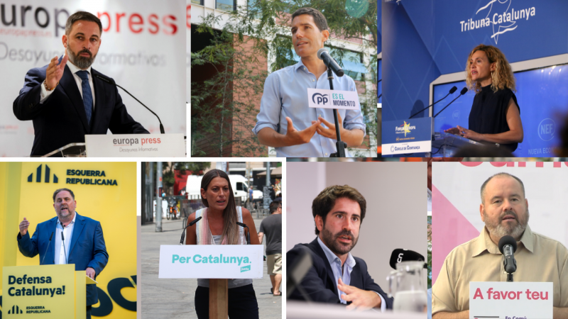 Els partits catalans fan una crida a barrar el pas a Vox