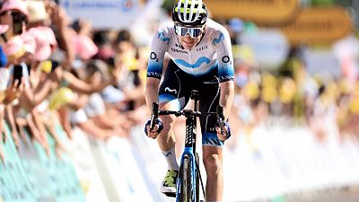 Matteo Jorgenson abandona el Tour y deja al Movistar con slo cuatro corredores