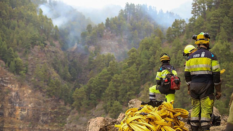 El incendio de La Palma, estabilizado después de cinco días con 2.900 hectáreas afectadas