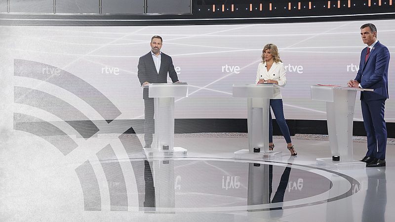 La confrontación con Abascal y las políticas de género, los temas más repetidos en el debate de RTVE