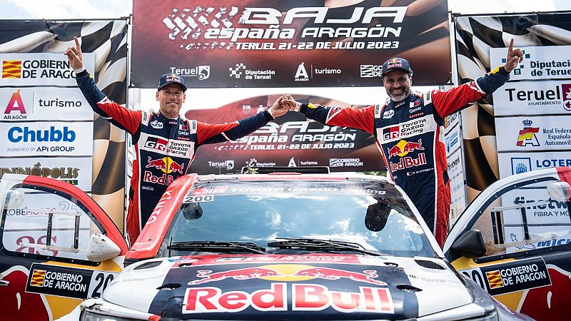 Al Attiyah empieza su despedida de Toyota ganando la Baja Aragón 2023 antes de firmar por Prodrive