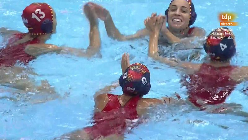 España, a semifinales del Mundial de waterpolo femenino tras someter a Hungría