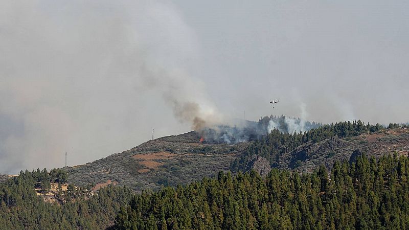 El incendio de Gran Canaria está estabilizado al 95% mientras se investiga a un hombre de 29 años como presunto autor