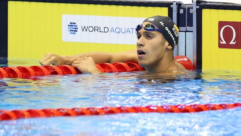 Hugo González, séptimo en los 200m estilos en su primera final mundial