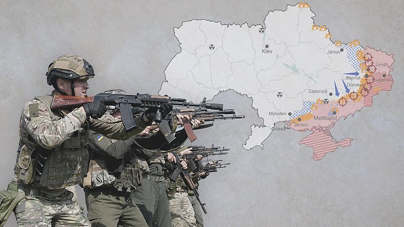 Los mapas de la semana 75ª de la guerra en Ucrania