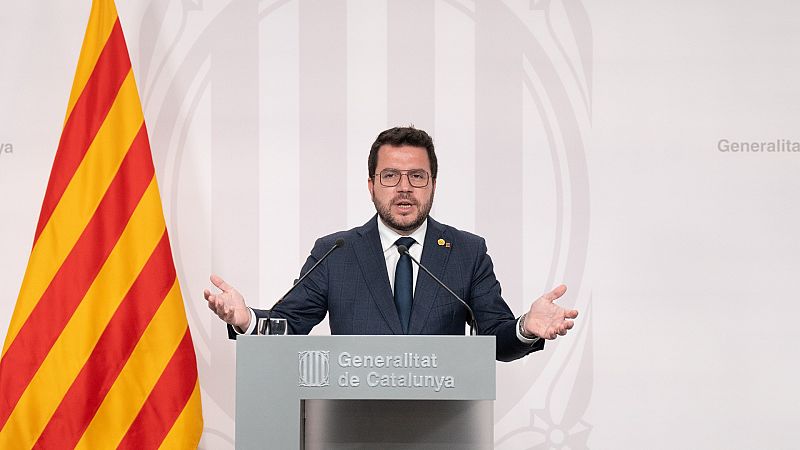 Aragonès insta a Sánchez a "moverse" y pide aprovechar la negociación para "avanzar" hacia un referéndum