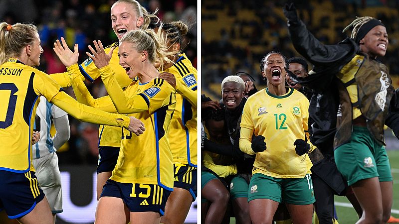 Sudáfrica hace historia y se mete junto a Suecia en los octavos de final