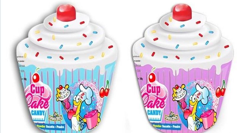 Sanidad alerta de la presencia de fragmentos de plástico en caramelos Cup Cake Candy