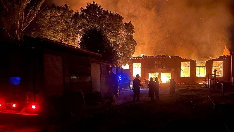 Rusia bombardea un centro de transfusión de sangre en Járkov y mata a dos personas