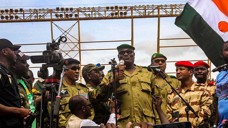 La junta golpista en Níger acusa a "una potencia extranjera" de preparar "una agresión" contra el país