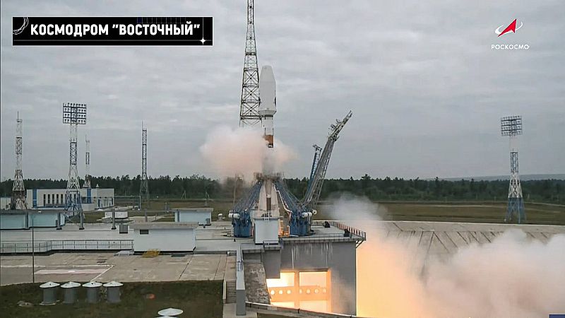 Rusia lanza la sonda Luna-25 para ser el primer país en alcanzar el Polo Sur lunar