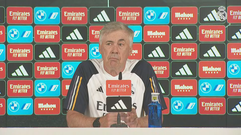 Carlo Ancelotti: "La confianza es total en Lunin. Será titular"