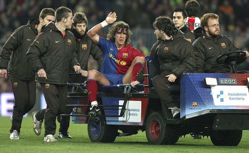 Puyol, tres semanas de baja