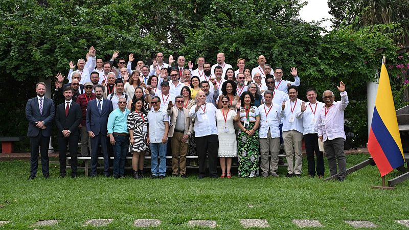 El Gobierno colombiano y la guerrilla del ELN abren el cuarto ciclo de diálogos en Caracas