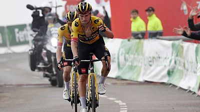 Roglic gana en el Angliru con otra exhibicin de los Jumbo