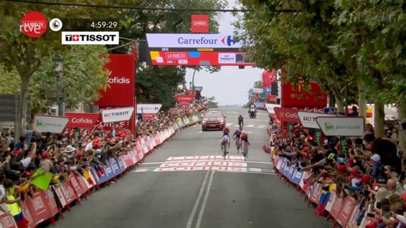 Sepp Kuss gana virtualmente la Vuelta y Poels se lleva la "Clásica de Madrid"