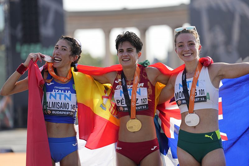 María Pérez logra el oro en los 20km marcha