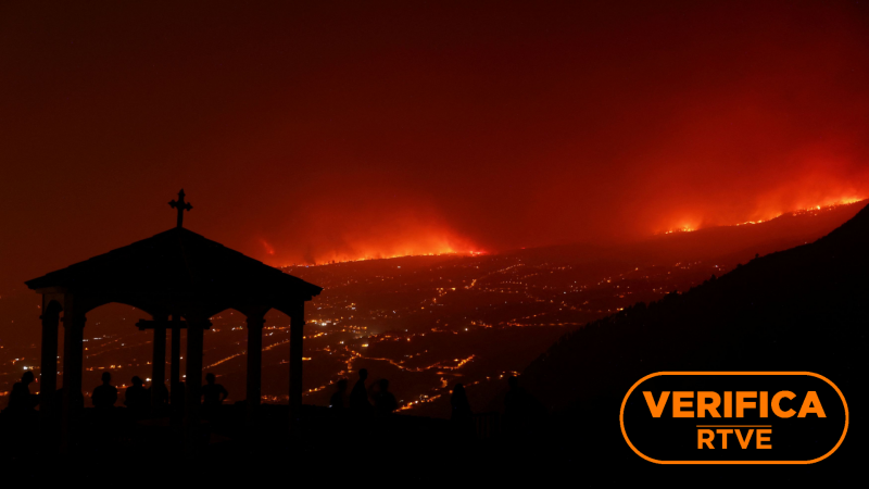 Una falsa central eléctrica y quejas de los bomberos que no existen: los bulos y la desinformación del incendio de Tenerife