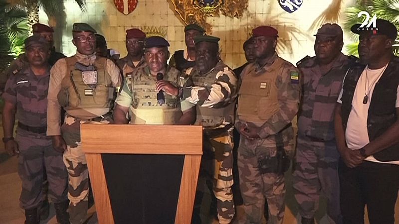 Los militares dan un golpe de Estado en Gabón y arrestan a Ali Bongo tras su victoria en las elecciones