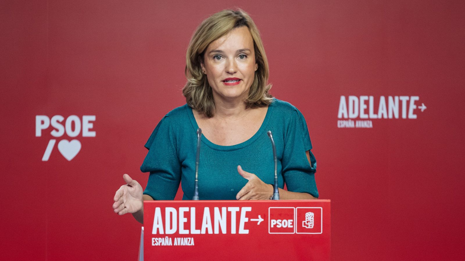 Alegría (PSOE) lamenta que Feijóo es "preso de su propia soledad" - La hora de La 1 | Ver