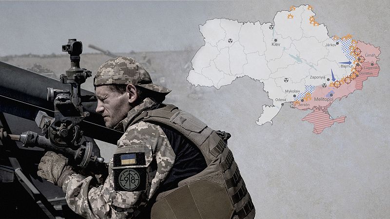 Los mapas de la semana 80ª de la guerra en Ucrania