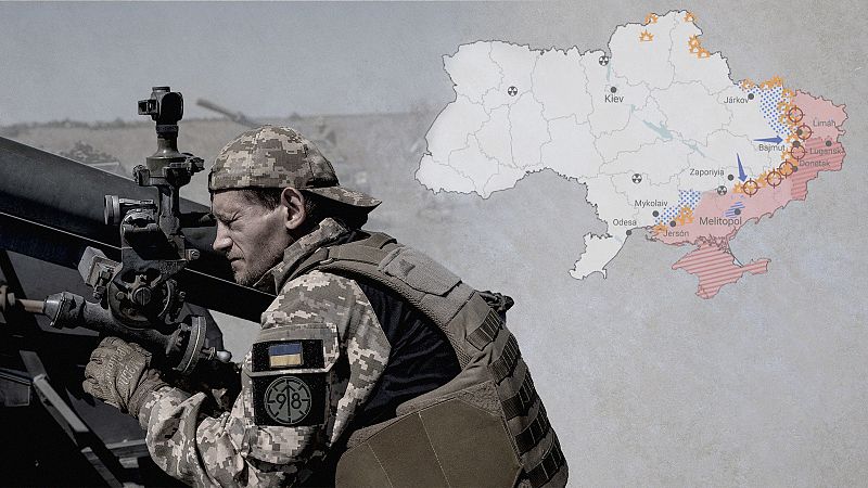 Los mapas de la semana 80ª de la guerra en Ucrania