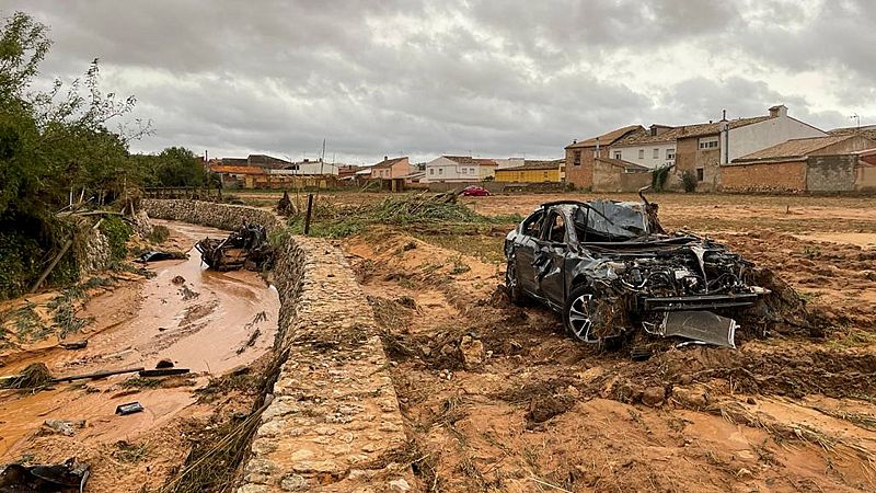El temporal deja graves daños en Buenache de Alarcón: "Hay muchísimas viviendas totalmente inhabitables"