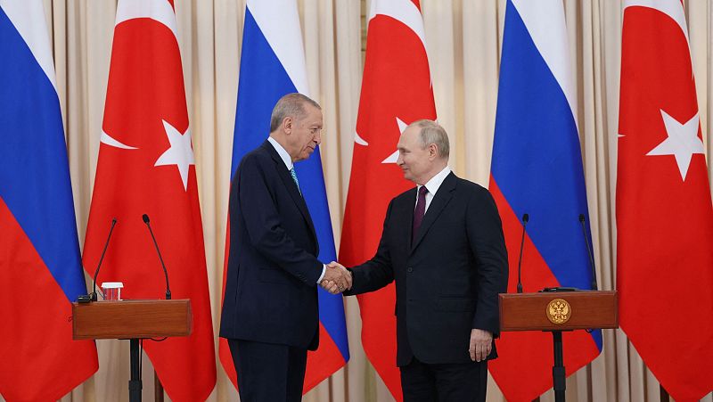 Putin reitera que por ahora no reanudará el acuerdo del grano y Erdogan pide a Ucrania "suavizar su postura"