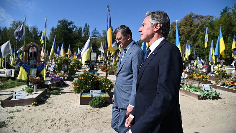 El secretario de Estado de EE.UU., Antony Blinken, en Kiev: "Vemos avances en la contraofensiva"