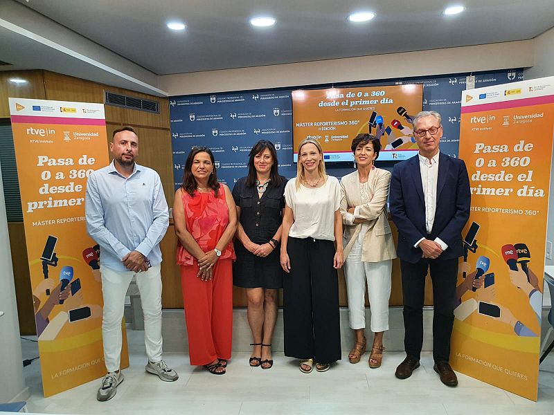 RTVE Instituto y la Universidad de Zaragoza presentan la II edición del Máster de Reporterismo 360º