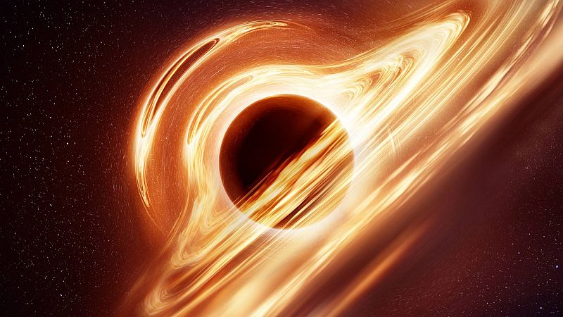 Observan cómo una estrella está siendo devorada por un agujero negro cada vez que pasa cerca