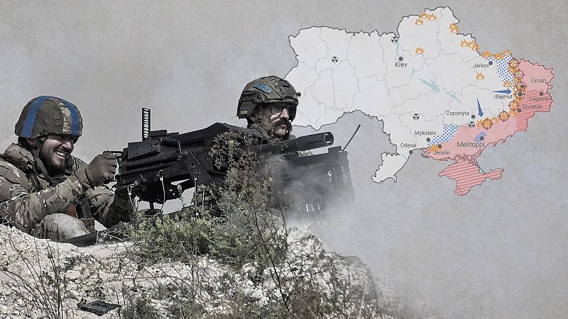 Los mapas de la semana 81ª de la guerra en Ucrania