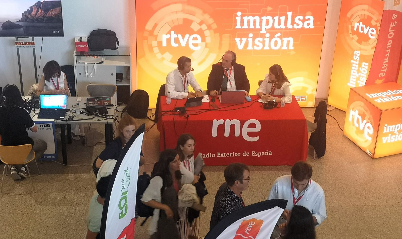 Impulsa Visin RTVE y el programa "A Golpe de Bit" de Radio Exterior participan en Startup OL 2023