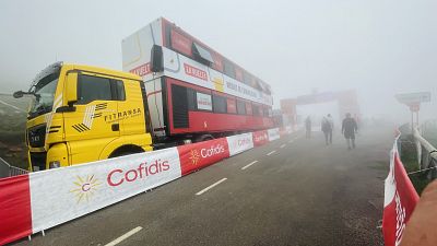 El Angliru: el escalador que no sube en bicicleta