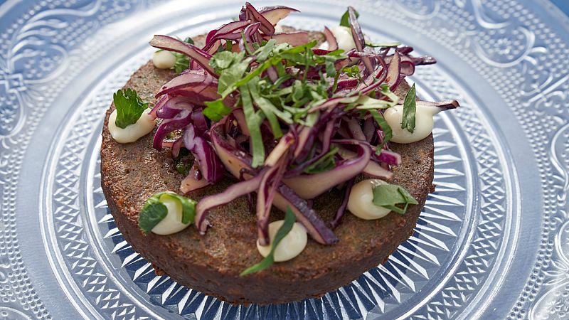 Receta de falafel con ensalada de lombarda de MasterChef Celebrity 8