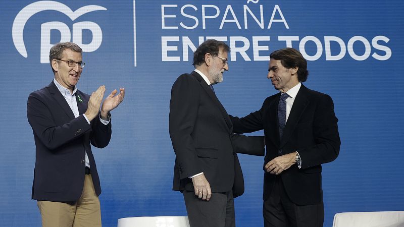 Aznar y Rajoy arroparán a Feijóo en el acto del PP en Madrid a 48 horas del debate de investidura