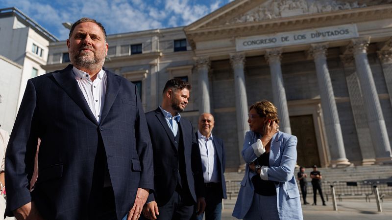 Junqueras da por hecho que el acuerdo con el PSOE para la Mesa del Congreso ya incluye la amnistía