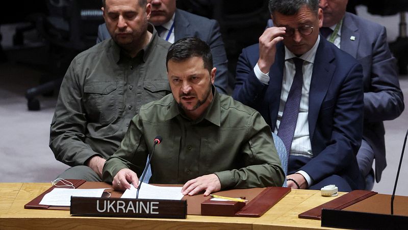 Zelenski pide a la ONU reformar el derecho a veto de Rusia y exige la retirada de las tropas en toda Ucrania