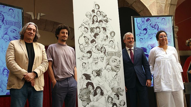 Festes de la Mercè 2023: l'espectacle de drons il·lumina Barcelona