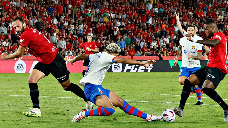 Mallorca 2 -2 FC Barcelona: El Barça se atasca ante un incómodo Mallorca