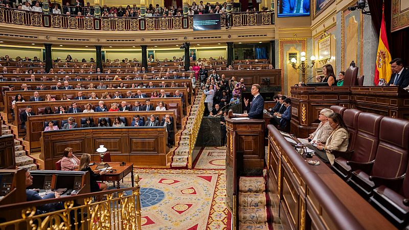 El discurso de investidura de Feijóo, en diez frases: amnistía, renovación del CGPJ y reformas fiscales