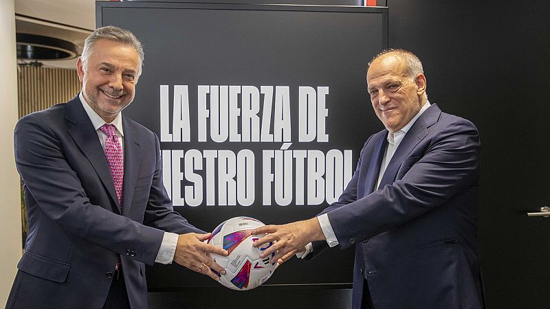 Javier Tebas, presidente de la Liga de Fútbol Profesional, en 'Plano General'
