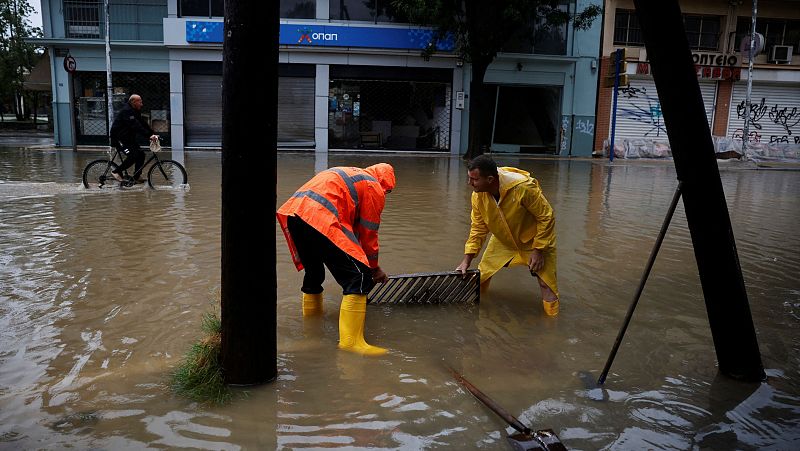 Un nuevo temporal azota Grecia tres semanas después de las fuertes inundaciones que provocaron 17 muertos