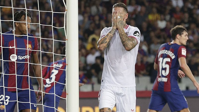 Barcelona 1-0 Sevilla: Sergio Ramos le regala los tres puntos al Barcelona con un gol en propia meta