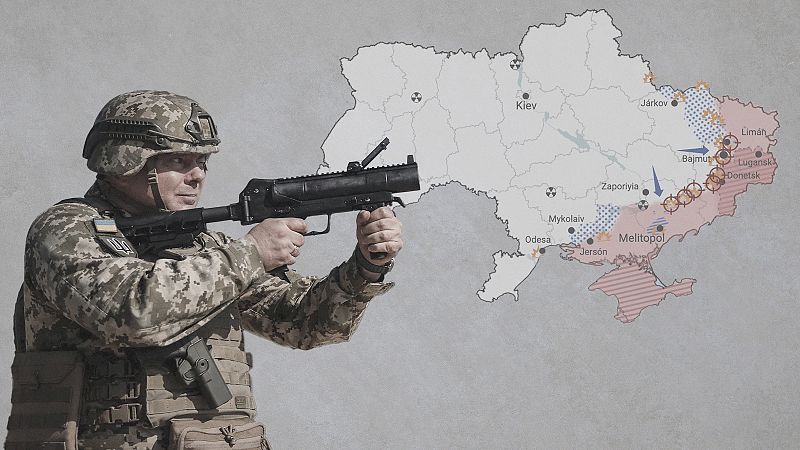 Los mapas de la semana 84ª de la guerra en Ucrania