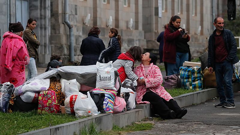 Armenia recibe ya a ms de 100.000 refugiados: el 83% de la poblacin de Nagorno Karabaj