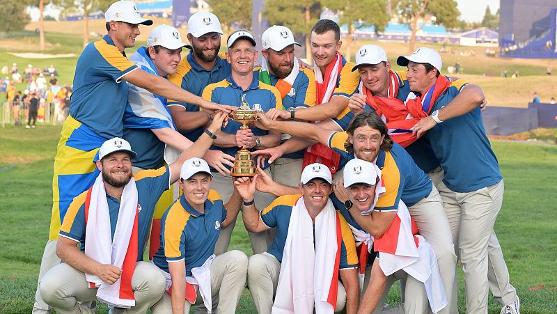 Europa logra la Ryder Cup con más sufrimiento del esperado